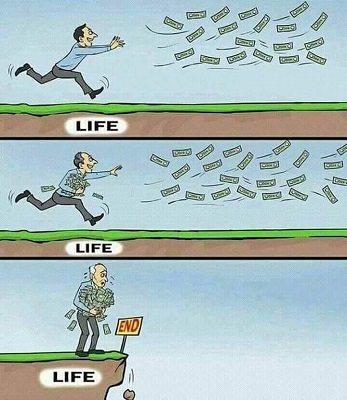 Running after money