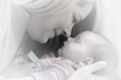 Mom and baby