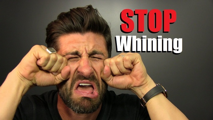 whining