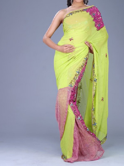 pleatlessSaree