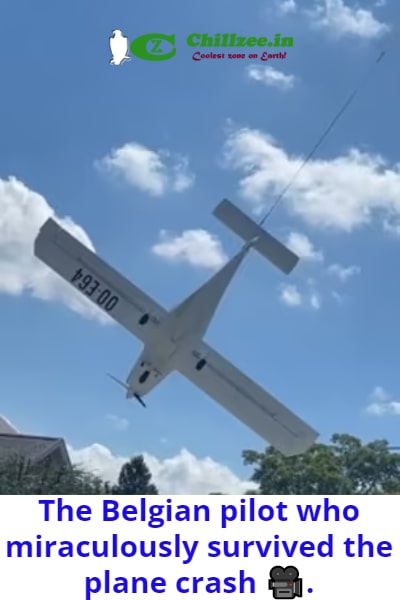 The Belgian pilot who miraculously survived the plane crash 🎥.
