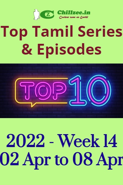 2022 Week 14 - Top Chillzee Tamil Series and Episodes - Apr 02 to Apr 08