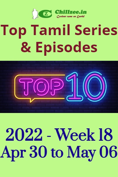 2022 Week 18 - Top Chillzee Tamil Series and Episodes - Apr 30 to May 06