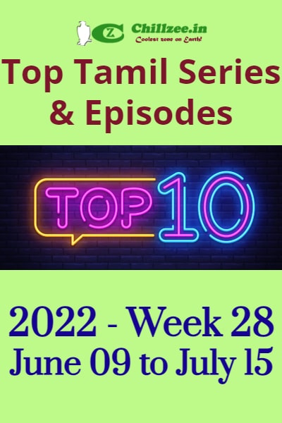 2022 Week 28 - Top Chillzee Tamil Series and Episodes - Jul 09 to Jul 15