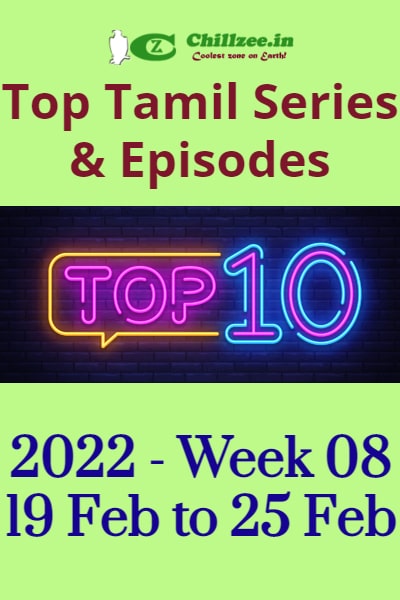 2022 Week 08 - Top Chillzee Tamil Series and Episodes - Feb 19 to Feb 25