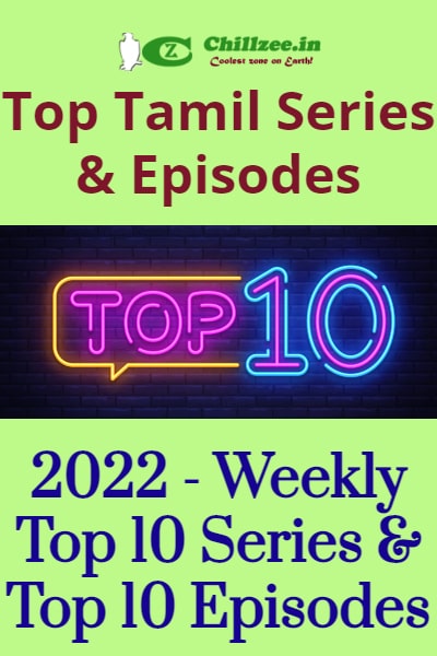 2022 Week 36 - Top Chillzee Tamil Series and Episodes - Sep 03 to Sep 09