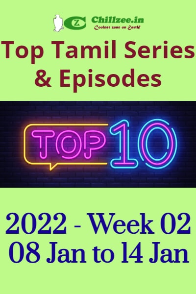 2022 Week 02 - Top Chillzee Tamil Series and Episodes - Jan 08 to Jan 14