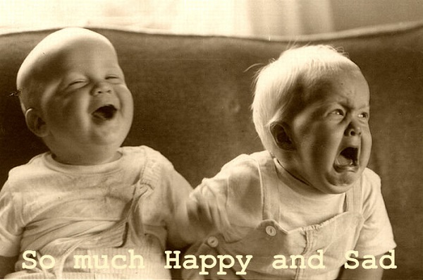 happy and sad