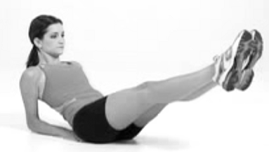 Half seated leg circle Half seated leg circle