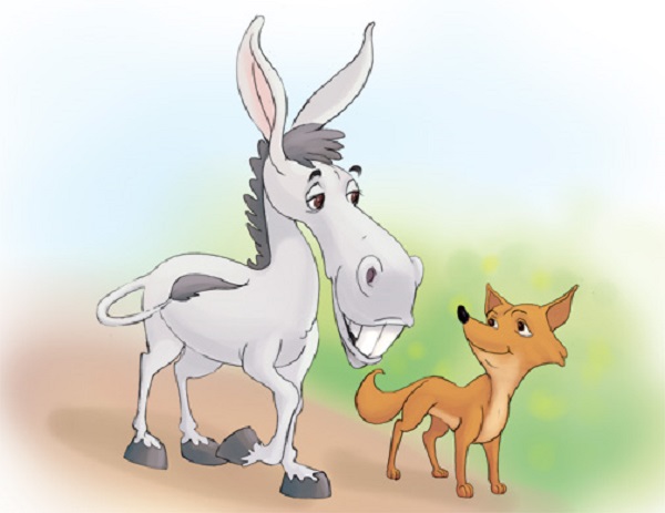 fox and donkey