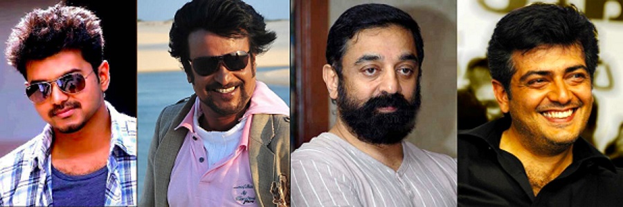 Rajini, Kamal, Ajith, Vijay Rajini, Kamal, Ajith, Vijay