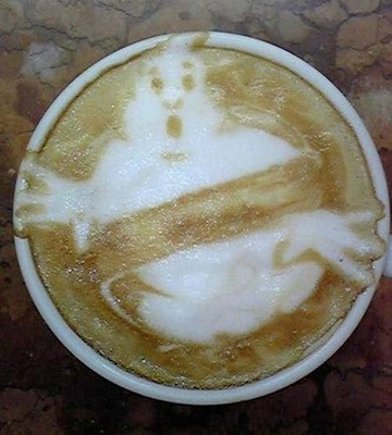 Coffee with ghost Coffee with ghost