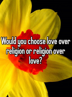 love or religion love or religion